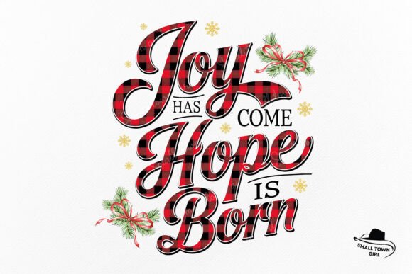 Buffalo Plaid & Christmas Glitter: A Design Asset