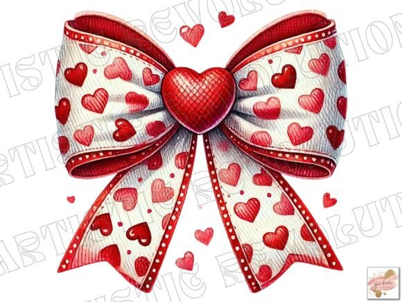 Coquette Valentine PNG: Elevating Your Designs with Bow & Heart Accents