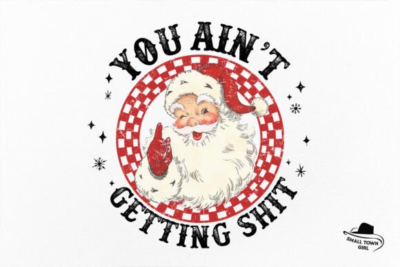 Embrace Retro Cheer: Using Funny Santa Retro Checkered Christmas