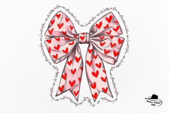 Happy Valentine Coquette Bow Heart Png: Your Design Secret Weapon