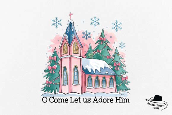 Oh Come Let Us Adore Him PNG: A Creative Asset for Faith-Based Design