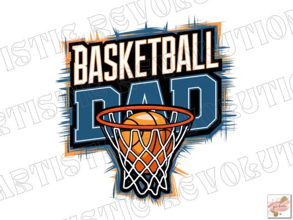 Retro Basketball Dad PNG: Crafting Bold, Nostalgic Designs