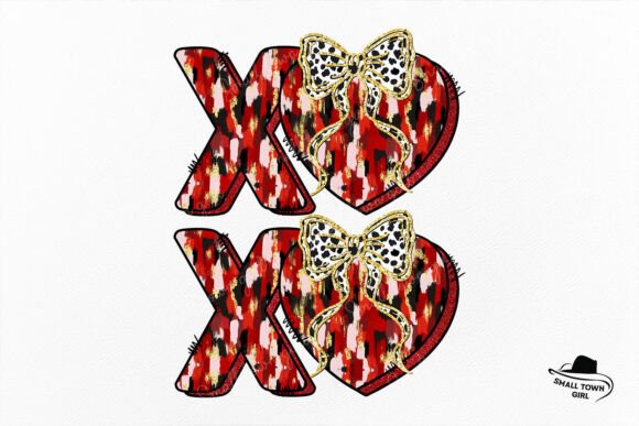 Valentine's Day XOXO Heart Brushstroke: A Love Letter to Your Designs