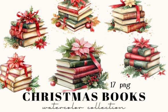 Watercolor Christmas Books: A Nostalgic Collection for Designers
